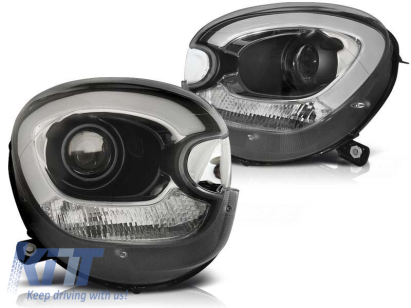 Set de faruri de tuning cu lumini LED potrivit pentru MINI COOPER R60 COUNTRYMAN 2010-2014, stânga și dreapta Performance AutoTuning