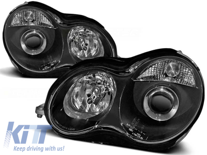 Set de faruri de tuning potrivit pentru MERCEDES W203 C-CLASS 07.2000-03.2004, stânga și dreapta Performance AutoTuning