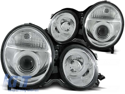 Set de faruri de tuning potrivit pentru MERCEDES W210 E-KLASA 06.1999-2002, stânga și dreapta Performance AutoTuning
