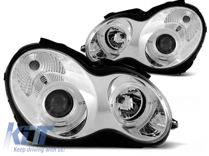 Set de faruri de tuning potrivit pentru MERCEDES W203 C-KLASA 07.2000-03.2004, stânga și dreapta Performance AutoTuning