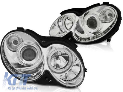 Set de faruri de tuning potrivit pentru MERCEDES W209 CLK 2003-2010, stânga și dreapta Performance AutoTuning