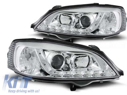 Set de faruri de tuning potrivit pentru OPEL ASTRA G 09.1997-02.2004, stânga și dreapta Performance AutoTuning