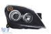 Set de faruri tuning cu ochi de înger potrivit pentru Opel Astra H 2004-2009 sedan, break cu bază neagră, stânga și dreapta Performance AutoTuning