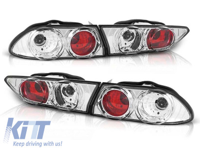 Set de stopuri tuning potrivit pentru Alfa Romeo 156 10.1997-06.2003 sedan/combinate cu bază cromată, stânga și dreapta Performance AutoTuning