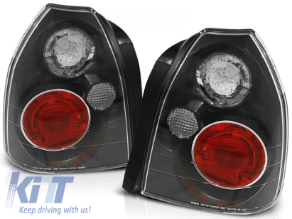 Set de stopuri tuning potrivit pentru Honda CIVIC 09.1995-02.2001 3 uși cu bază neagră, stânga și dreapta Performance AutoTuning