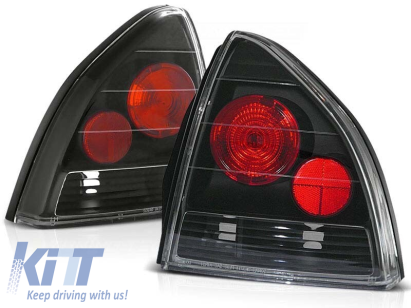 Set de stopuri tuning potrivit pentru Honda PRELUDE 02.1992-01.1997 cu bază neagră, stânga și dreapta Performance AutoTuning