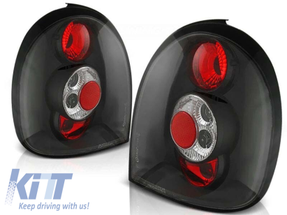 Set de stopuri tuning potrivit pentru Opel CORSA B 02.1993-10.2000 3 uși cu bază neagră, stânga și dreapta Performance AutoTuning