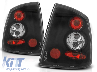 Set de stopuri tuning potrivit pentru Opel ASTRA G 09.1997-02.2004 sedan, cabrio, coupe cu bază neagră, stânga și dreapta Performance AutoTuning