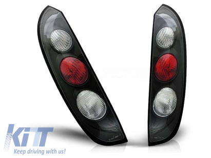 Set de stopuri tuning potrivit pentru Opel CORSA C 11.2000-09.2006 3/5 uși, hatchback cu bază neagră, stânga și dreapta Performance AutoTuning