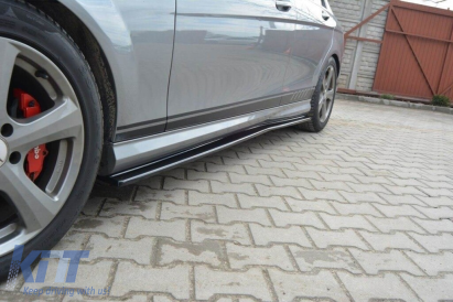 Aditive Maxton Design tip A Design potrivite pentru Mercedes C-Class W204 2007-2010, culoare carbon Performance AutoTuning