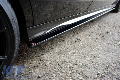 Adăugiri Maxton Design tip A Design potrivite pentru Mercedes C43 sedan W205, break S205 2015-2018, lac negru Performance AutoTuning
