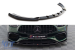 Spoiler Maxton Design versiunea 2 potrivit pentru bara de protecție frontală A Design pe Mercedes E63 W213 după 2021, lac negru Performance AutoTuning
