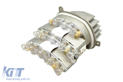 Modul drept pentru indicator LED în far xenon 63127245814 potrivit pentru BMW Seria 3 E90, E91 2009-2011 Performance AutoTuning