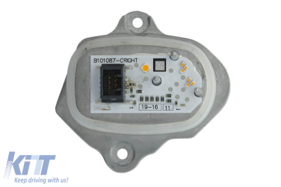 Modul drept pentru indicator LED în farul LED adaptiv 63117470430 potrivit pentru BMW Seria 3 GT F34 2016-2019 Performance AutoTuning