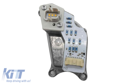 Modul stâng 63117406357 pentru semnalizator LED în far, potrivit pentru BMW X3 F25 2010-2017, X4 F26 2014-2018 Performance AutoTuning