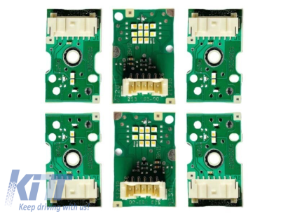 Kit de plăci de circuit pentru modulele de lumini DRL în faruri potrivit pentru Mercedes GLS X167 2020-2023 destinat versiunii EU a modelului Performance AutoTuning