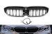 Grile de rinichi iluminate stil Iconic Glow cu fante duble potrivite pentru BMW Seria 3 G20, G21 2019-2022, negru lucios Performance AutoTuning