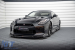 Spoiler Maxton Design versiunea 1 potrivit pentru bara frontală a Nissan GTR R35 2016-2022, lac negru Performance AutoTuning
