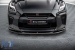 Spoiler Maxton Design versiunea 1 potrivit pentru bara frontală a Nissan GTR R35 2016-2022, lac negru Performance AutoTuning