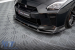 Spoiler Maxton Design versiunea 2 potrivit pentru bara din față a Nissan GTR R35 2016-2022, lac negru Performance AutoTuning