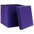 Cutii depozitare cu capace 4 buc. violet, 32x32x32 cm, textil GartenMobel Dekor