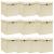 Cutii depozitare cu capace 10 buc. crem, 32x32x32 cm, textil GartenMobel Dekor