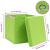Cutii depozitare cu capace 10 buc. verde, 32x32x32 cm, textil GartenMobel Dekor