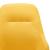 Scaun balansoar, galben muștar, material textil GartenMobel Dekor