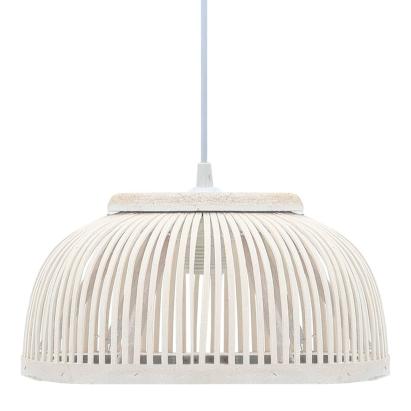 Lampă suspendată, 34x14,5 cm, bambus, 40 W, semicerc, E27 GartenMobel Dekor