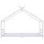 Cadru pat de copii, alb, 90 x 200 cm, lemn masiv de pin GartenMobel Dekor