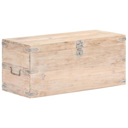 Cufăr, 90 x 40 x 40 cm, lemn masiv de acacia GartenMobel Dekor