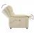 Fotoliu de masaj, crem, material textil GartenMobel Dekor