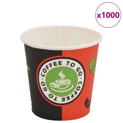 Pahare de unică folosință pentru cafea 1000 buc. 120 ml (4 oz) GartenMobel Dekor