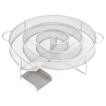 Generator de fum rece, 19,5 cm, oțel inoxidabil, rotund GartenMobel Dekor