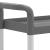 Cărucior cu 3 niveluri, gri, 77x34x72 cm, aluminiu GartenMobel Dekor