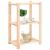 Etajere cu 3 niveluri, 2 buc., 60x38x90 cm, pin masiv, 150 kg GartenMobel Dekor