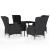 Set mobilier pentru grădină, 5 piese, gri închis GartenMobel Dekor