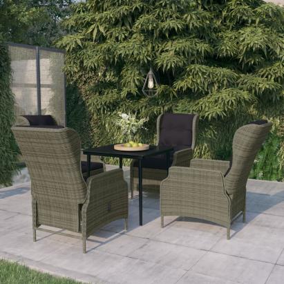 Set mobilier de grădină, 5 piese, maro GartenMobel Dekor