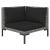 Set mobilier de grădină cu perne,7 piese, gri închis, poliratan GartenMobel Dekor