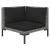 Set de mobilier de grădină & perne 6 piese gri închis poliratan GartenMobel Dekor