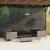 Set mobilier de grădină cu perne, 7 piese,gri închis, poliratan GartenMobel Dekor