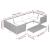 Set mobilier de grădină cu perne, 7 piese,gri închis, poliratan GartenMobel Dekor