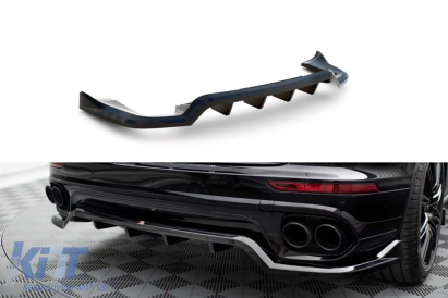 Spoiler Maxton Design potrivit pentru bara spate a Porsche Cayenne 2014-2018, lac negru Performance AutoTuning