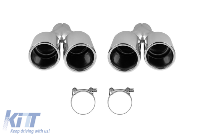 Tipuri de terminații M5 potrivite pentru BMW Seria 5 E60, E61, F10, F11 crom Performance AutoTuning