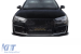 Spoiler tip RS4 potrivit pentru bara de protecție S-Line frontală pe Audi A4 B9 W8 sedan, break 2016-2018, necolorat Performance AutoTuning