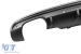 Difuzor tip SQ5 potrivit pentru bara de protecție spate standard a Audi Q5 2009-2017 -oo--oo- Performance AutoTuning