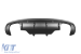 Difuzor tip SQ5 potrivit pentru bara de protecție spate standard a Audi Q5 2009-2017 -oo--oo- Performance AutoTuning