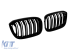Grile rinichi cu fante duble vopsite în negru, potrivite pentru BMW X3 G01, X4 G02 2017-2021 Performance AutoTuning