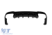 Difuzor tip GLC43 cu capace negre potrivit pentru bara spate A Design line, GLC63, GLC43 pe Mercedes GLC SUV X253 2015-2022 -oo--oo-, cu garnitură de lac negru Performance AutoTuning