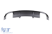 Difuzor tip S4 potrivit pentru bara spate standard a Audi A4 B9 sedan, break 2015-2019 -oo--oo- Performance AutoTuning